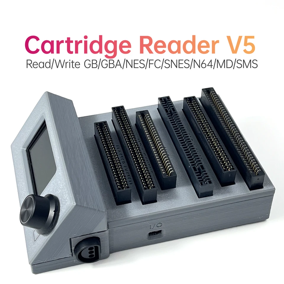 Cartridge Reader Write V5 For GB/GBA/NES/FC/SNES/SFC/N64/MD