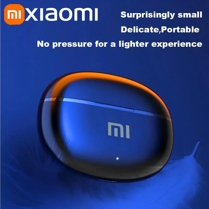 Xiaomi 2024 Original Wireless Bluetooth Earphones TWS Sports Headphones Earbuds Dual HD Mic Headset LED Display Gaming Earphones 6