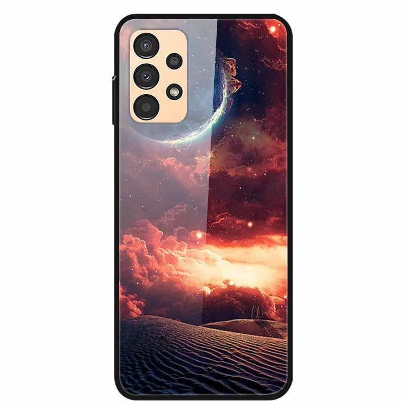 Luxury Tempered Glass Hard Back Cover