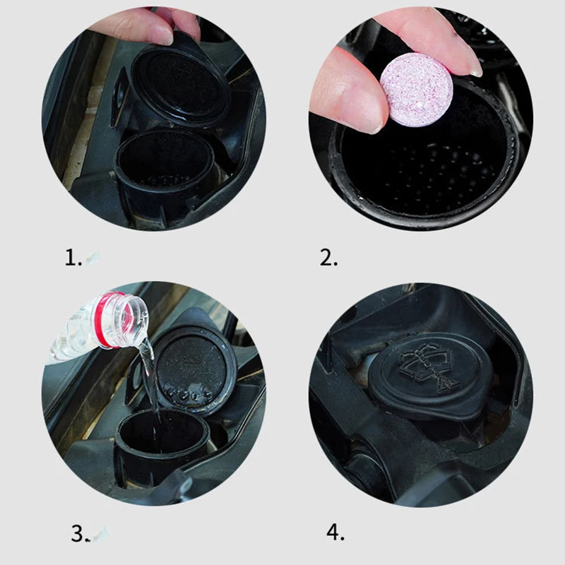 Nettoyant Pour Pare-brise De Voiture - Dissolvant De Vitres Crème 50ml - Neuf, Origine Chine
