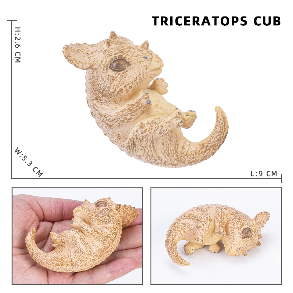 Jurassic Dinosaur Cubs Tyrannosaurus Rex Action Figure - Open Mouth PVC Toy