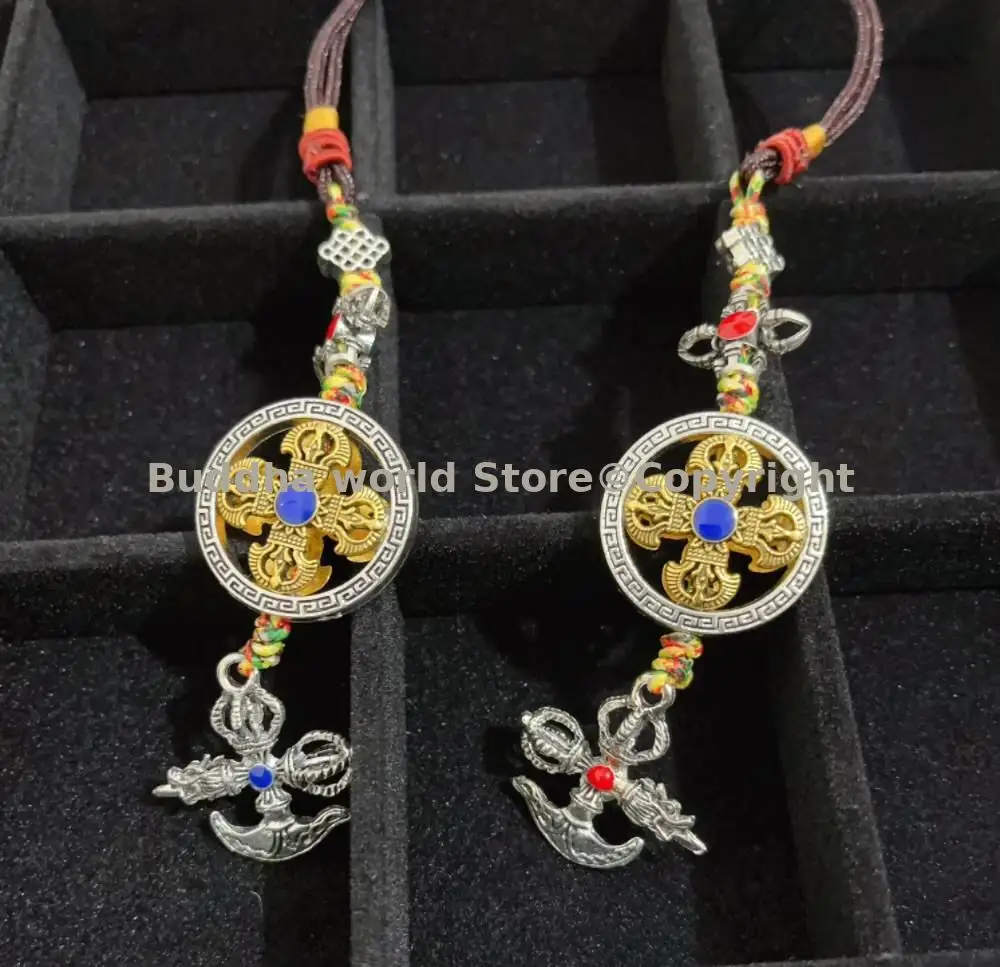 

2P Expel demons Vajra power weapon Pendant Amulet Geomantic omen master talisman HOME CAR exorcise evil spirit Bring good luck