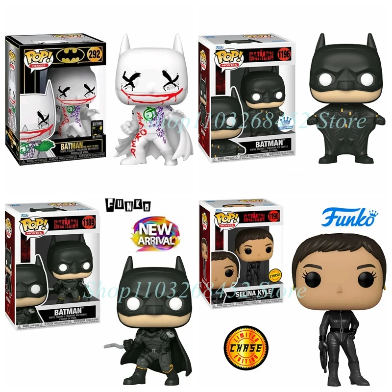 2024 New Funko Pop Batman Series #1189 Batman #292 #1196 Selina Kyle #1190 Vinyl Action Figure Dolls Collection Modelli Per Giocattoli