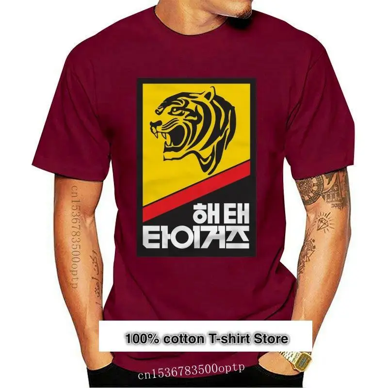 Camiseta De Los Tigres De Beisbol De Corea Para Hombre, Ropa De Talla Grande, Estilo Retro, Gwangju, Seul, Haitai, Nueva