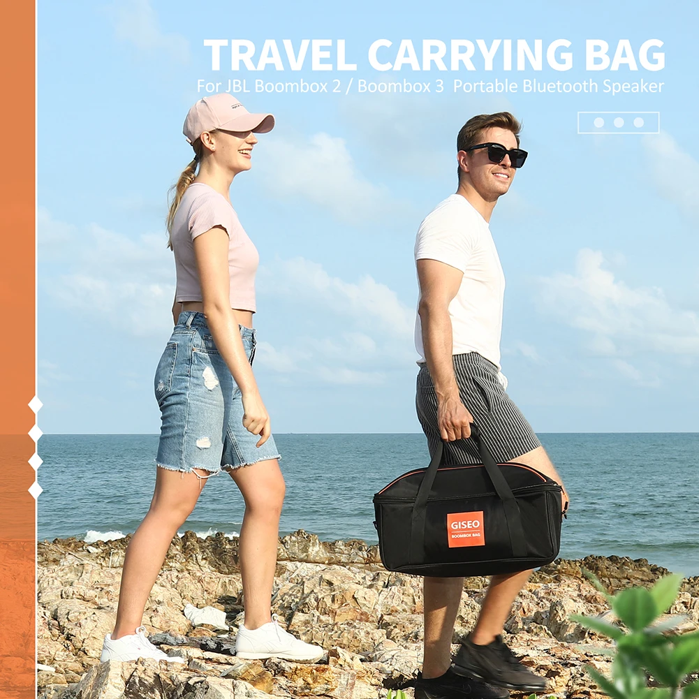 Description Picture 6 of itemCarrying Case for JBL BOOMBOX 3/BOOMBOX 2 Waterproof Bluetooth Speaker Storage Case Adjustable Strap Speaker Travel Storage Bags