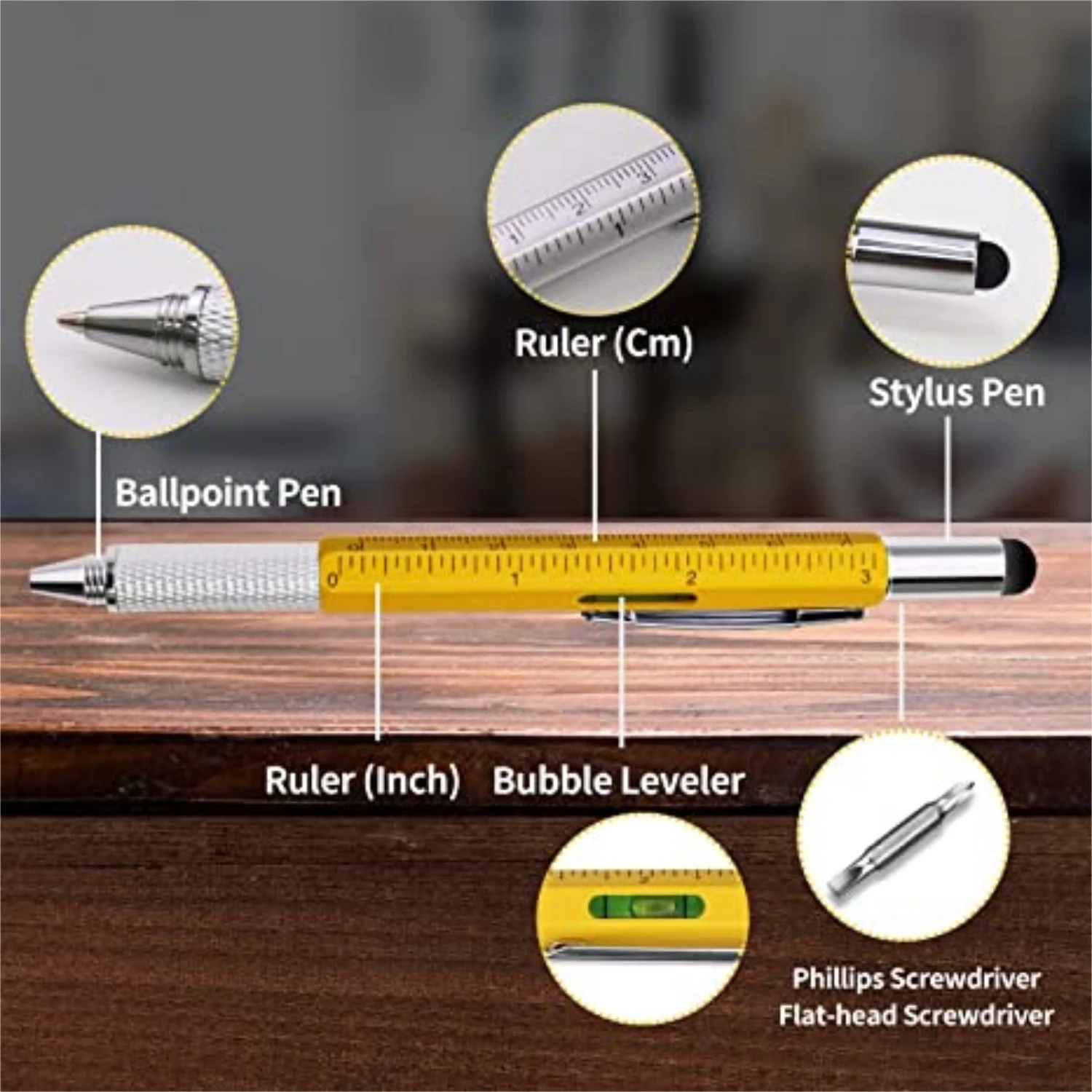 7 In1 Multifunction Handheld Screwdriver Tool Ballpoint Pen Measure Technical Ruler Screwdriver Touch Screen Stylus Spirit Level 7 In1 Multifunction Handheld Screwdriver Tool Ballpoint Pen Measure Technical Ruler Screwdriver Touch Screen Stylus Spirit Level