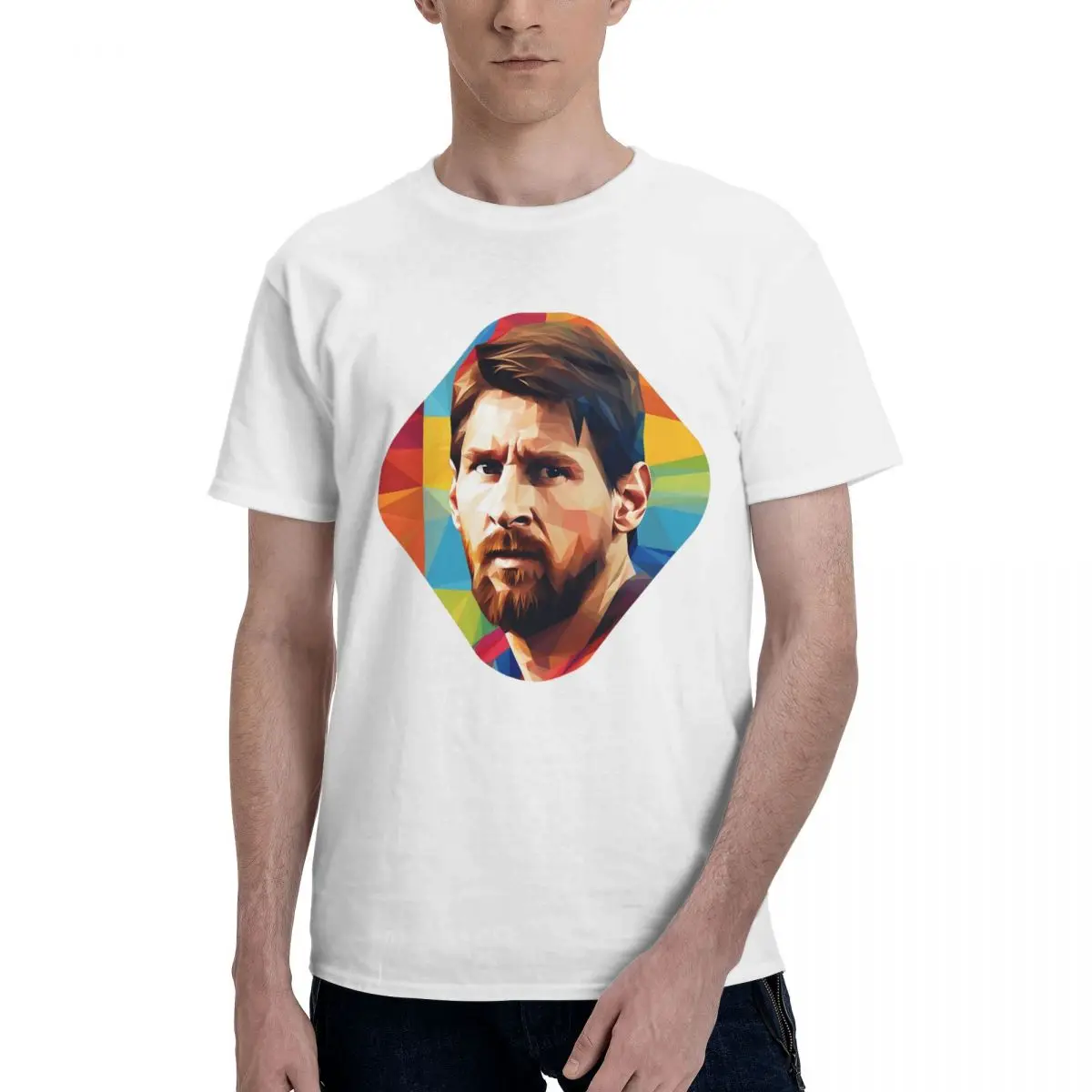 Celebration Gost E Andrmuslims E Messi E Argentina No.10 Goat Caricature 65 Movement T-Shirt Divertenti Vintage Fitness