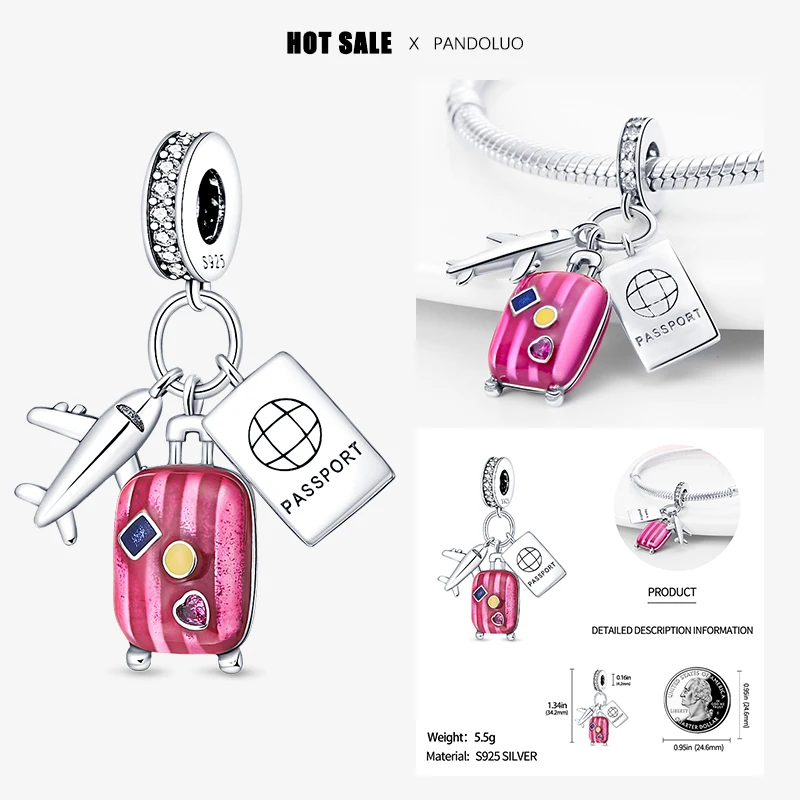 Life Charms Bracciale In Argento Con Ciondolo A Tocco Di Laurea