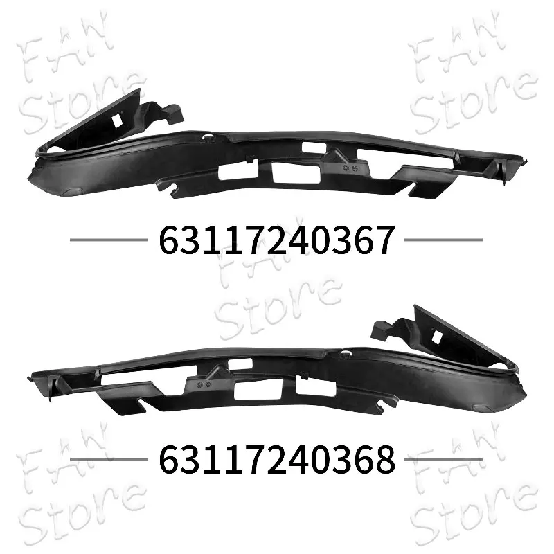 63117240367 63117240368 BMW 5 시리즈 F10 F11 F18 M5 2009-2013 용 자동 전면 상단 헤드 라이트 커버 스트립 트림 씰링 가스켓