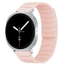 Magnetic Loop Silicone Sports Bracelet Wrist Strap - Watch 8 40 - 44 - 46mm (Pink)
