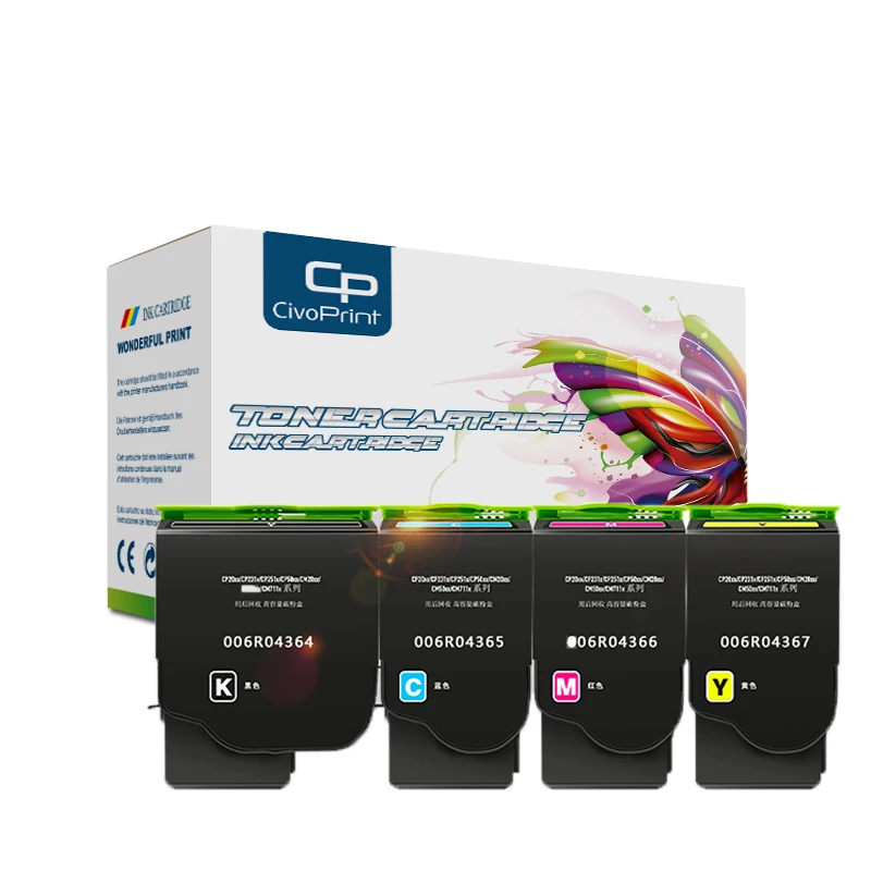 

Civoprint 4Pcs C310 C315 Color Toner Cartridge Compatible for FUJI Xerox C310V DNI C315V DNI C310DNI C310DNIM C315DNI Printer