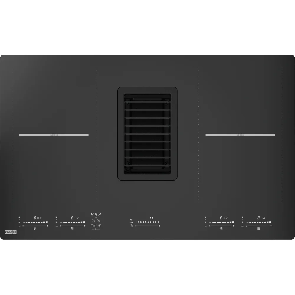 Hot Sale New Products Induction Hob With Extractor Down-draft Hood 220V 7200W Induction Hob With Downdraft Extractor Fan