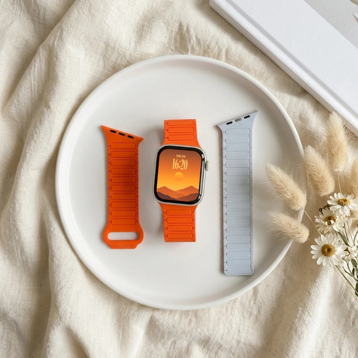 Inclined Magnetic Silicone Bracelet