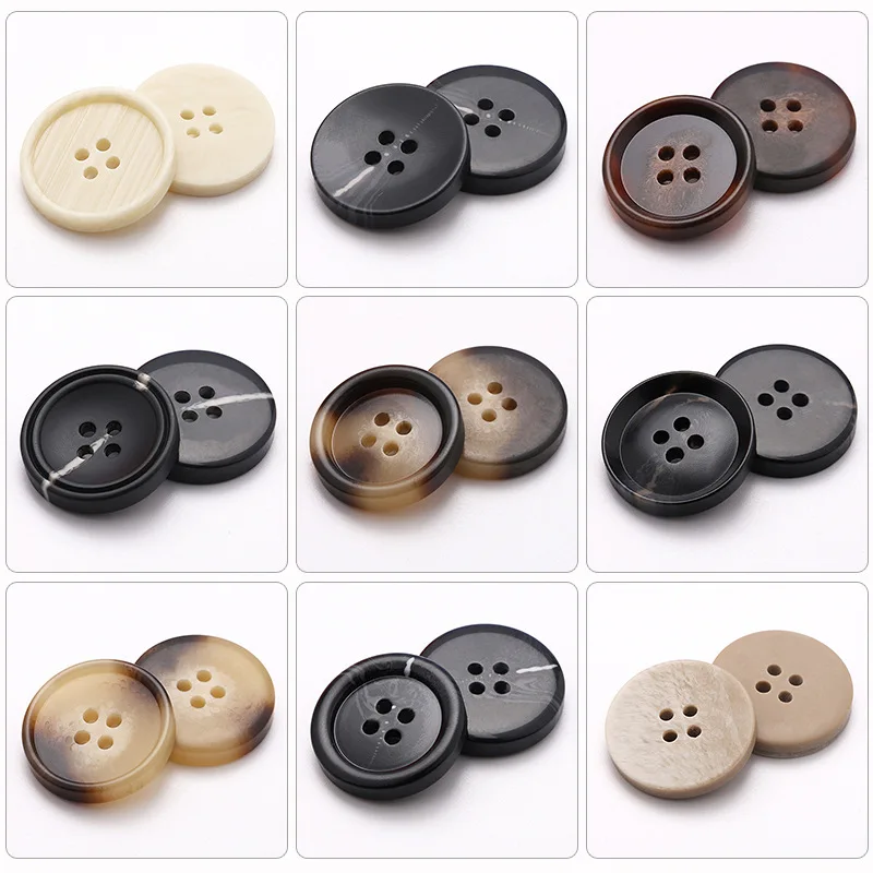 Brown Resin Sewing Buttons 2