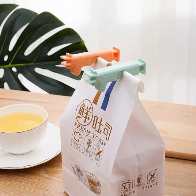 Zárt Tároló Klip Rajzfilm Háztartás Nedvességbiztos Újrahasznosítható, Friss Tartású Tömítés - Image 2