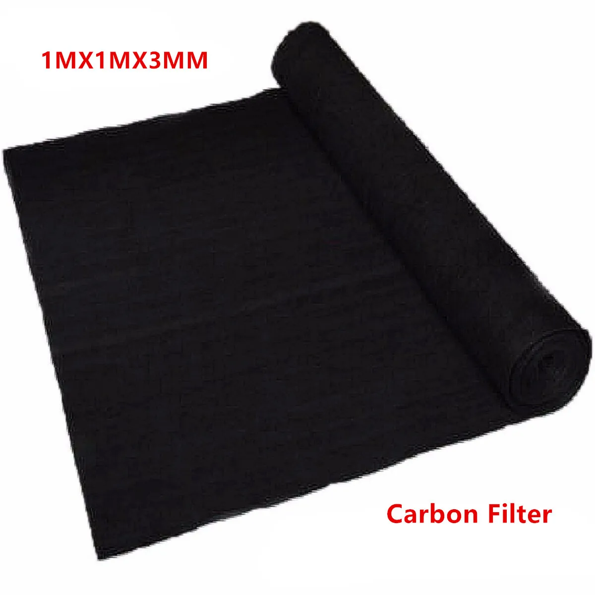 High-Performance Black Activated Carbon Air Purifier Filter Fabric