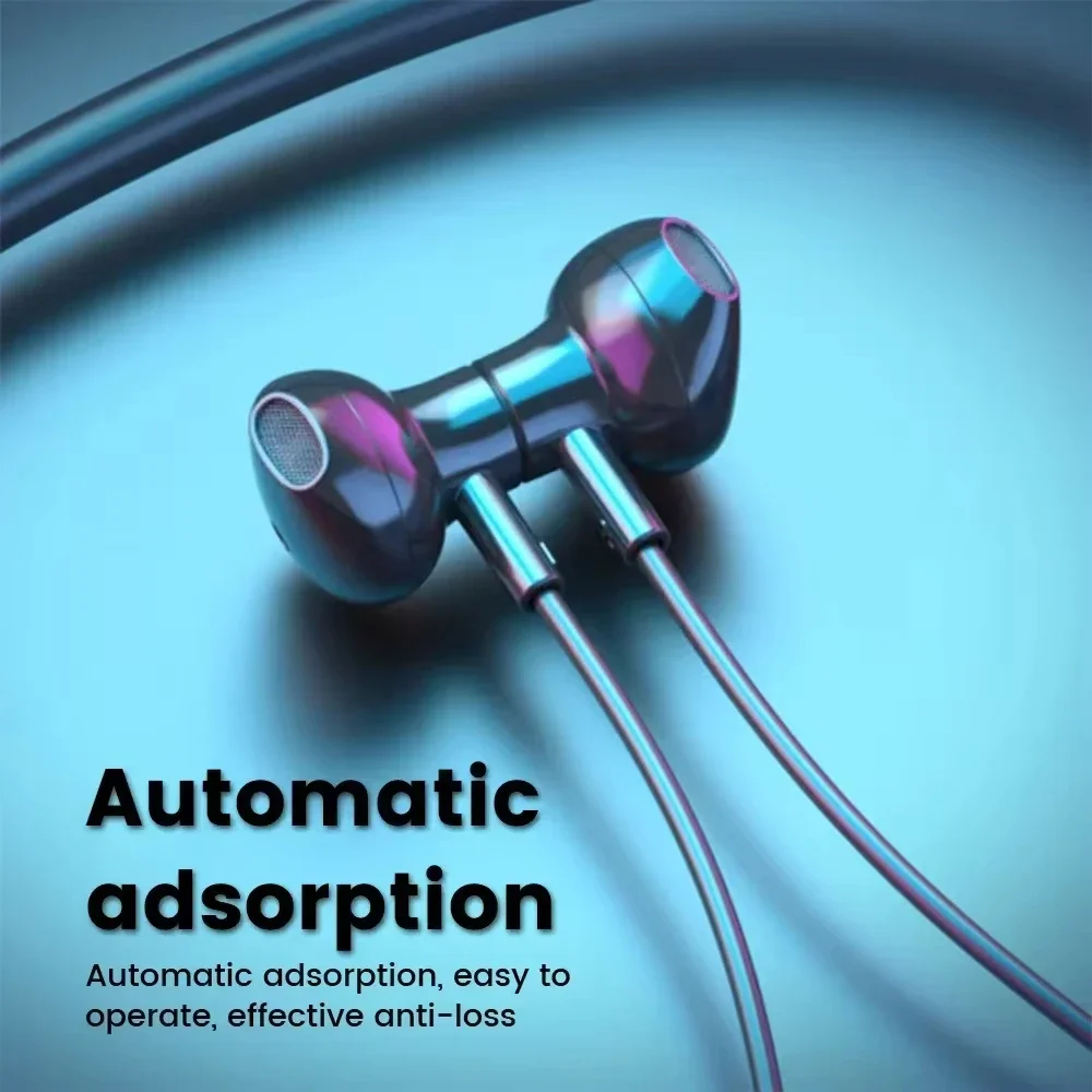 Bluetooth 5.2 Earphones Wireless Headsets Support TF Card Play HiFi Stereo Headphones LED Waterproof Earbuds Long Standby Time 4