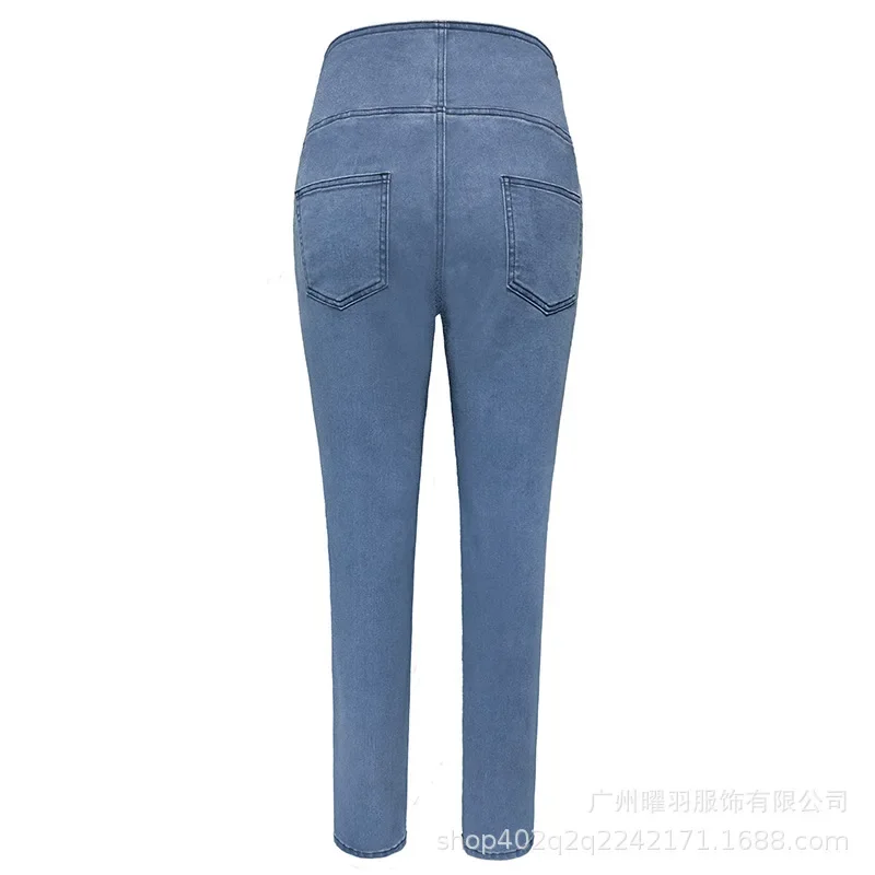 Jeans Women Denim Long Pants Pencil Pant Bodycon High Waist