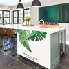 Nature Plant Potted Nordic Cabinet Short Curtains Punch-free Half-curtain Dust Cover Shoe Shelf Kitchen Storage Shelf Curtains 6