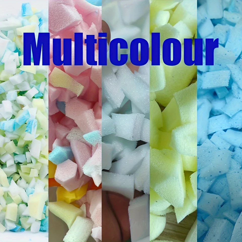 20 Lbs Shredded Memory Foam Filling - Bean Bag Refill, Multi-Color, Expandable - View #8