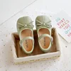 Kids Shoes Spring For Baby Girls Bow Princess Shoes Children Fashion Party Korean Style Cute Green Toddler Flats Single Shoes 1