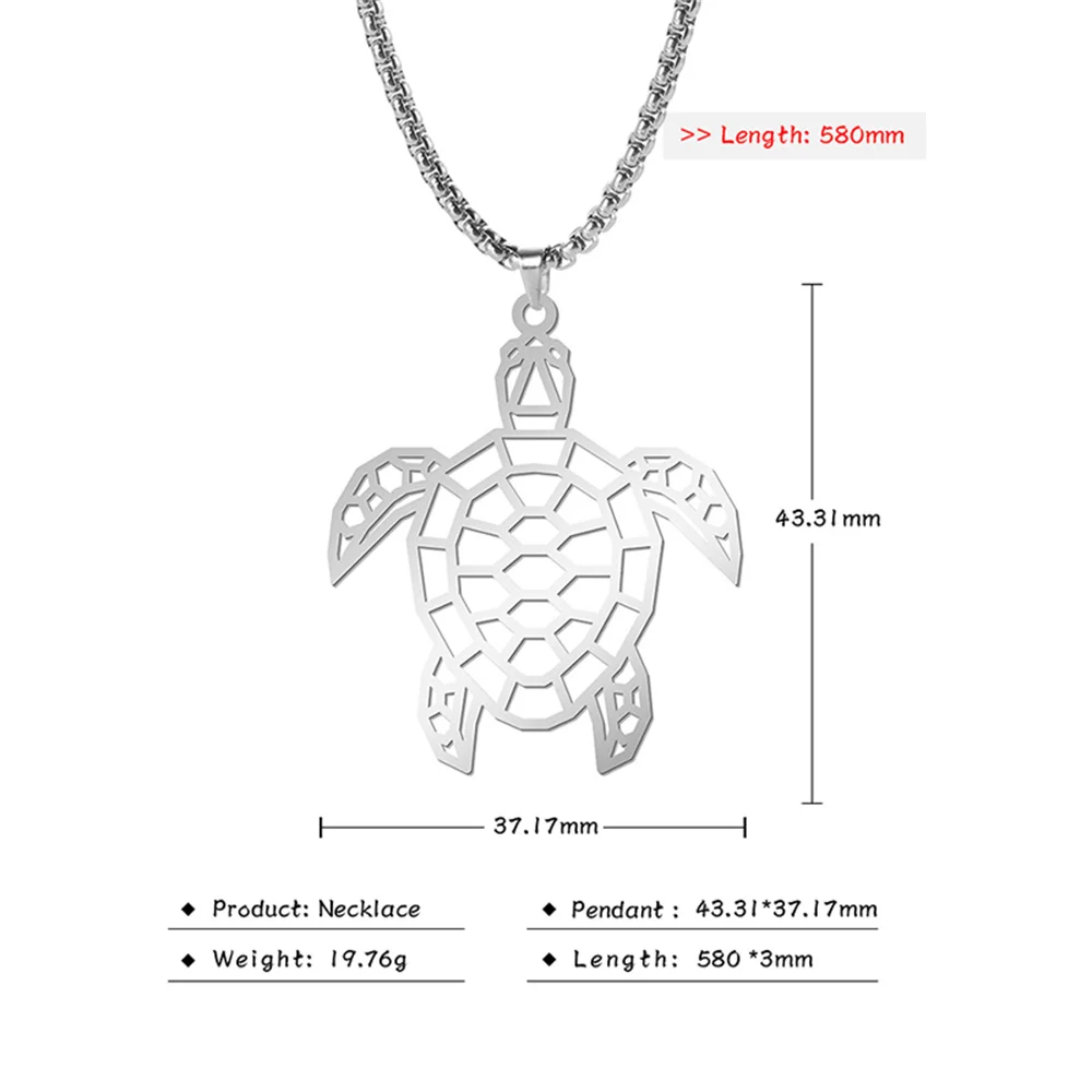 Punk Garnelen Löwe Wolf Anhänger Halskette Edelstahl Tier Halskette trend ige weibliche Geburtstags feier Geschenk Designer Schmuck – Detail 39