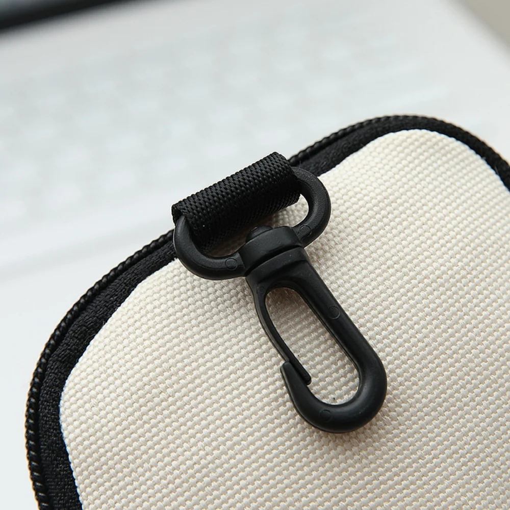 New Cartoon Cute Coin Purse Data Cable Charger Earphone Holder Case with Hook Travel Portable Storage Bag Men Women Key Wallet