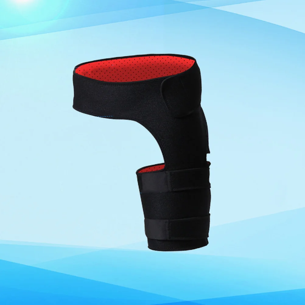 

Hip Groin Thigh Hamstring Sleeve Adjustable Hip Support for Pulled Muscles- Sciatica Nerve Injury Black