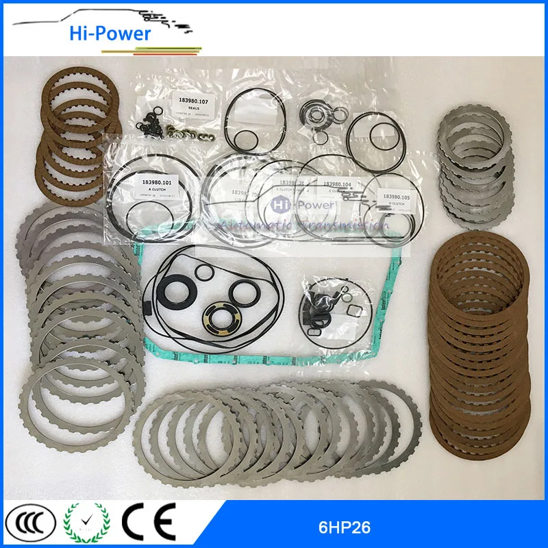 6HP266HP26AutomaticTransmissionMasterRebuildKitGearboxOverhaul