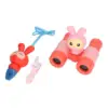 8X Kids Binoculars - Clear Imaging Portable Rabbit Design, Detachable Plastic, Ideal for Games & Outdoor Adventures 1