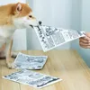 Tearproof Dog Sound Chew Toy Simulated Squeak Newspaper Playing Card K Q J Teeth Resistant Corgi Teddy Puppy Pet Interactive Toy 1