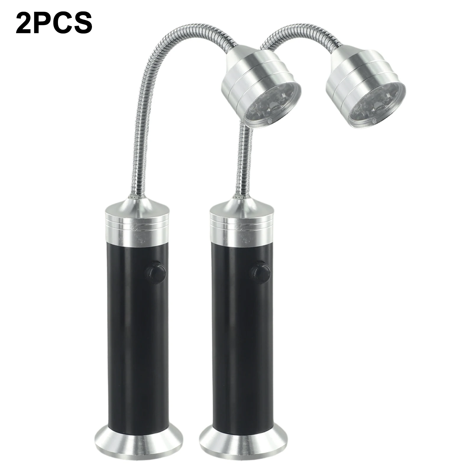 

2pcs Outdoor BBQ Light Magnetic Base Super Bright Outdoor BBQ Light 9LED Outdoor Camping Accessories Durable Practical Plastic