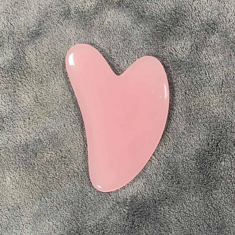 Massage Scraper Guasha Board Facial Massager Heart Shape For Face