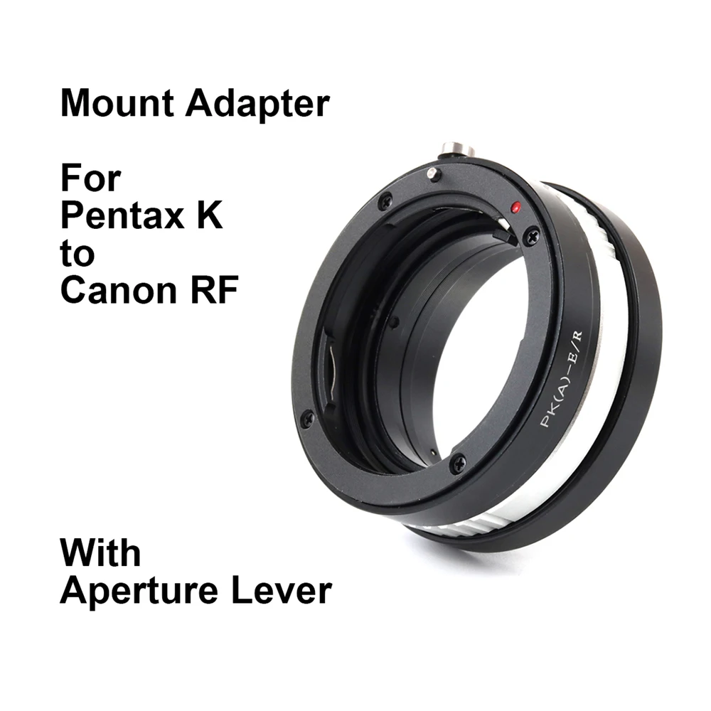 Pk-Rf Per Pentax K Lens -Canon Rf Mount Adapter Ring K-Rf Pk-Eosr K-Eos R Eos Rf Ka Kaf Kaf2 Per Canon R3 R5 R6 R7 R10 R Rp Ecc.