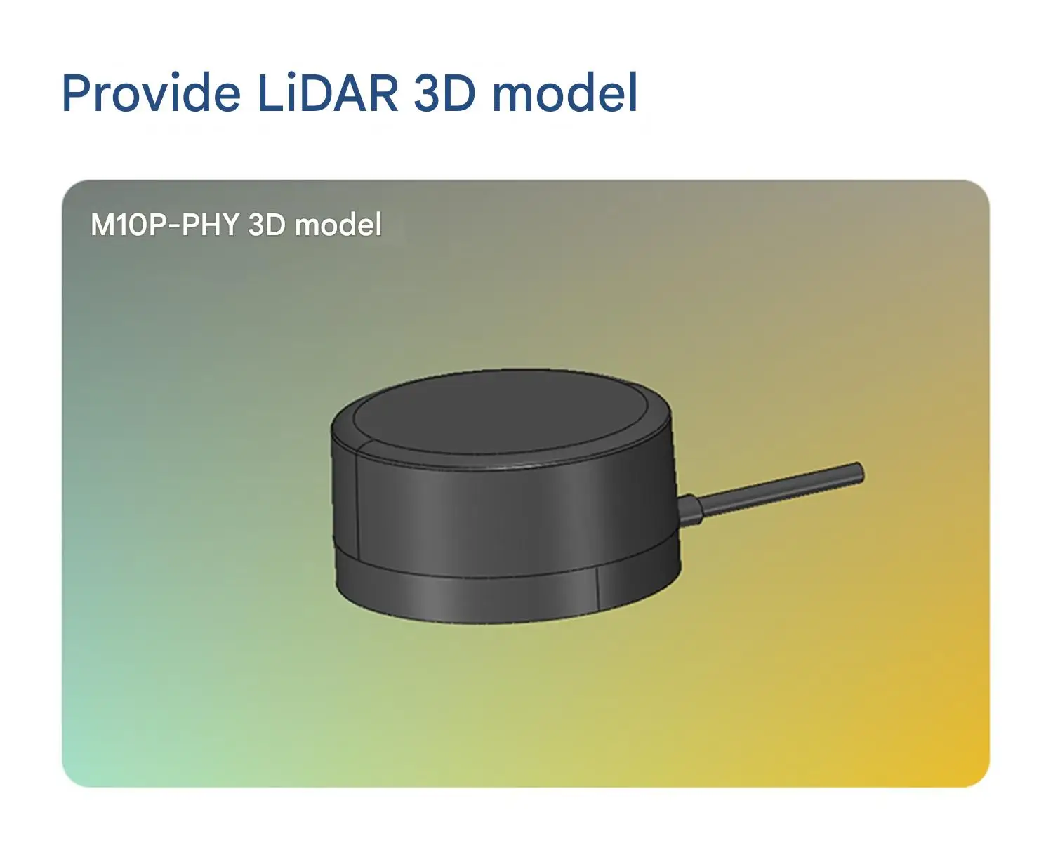 LSLiDAR M10P-PHY Industrial LiDAR