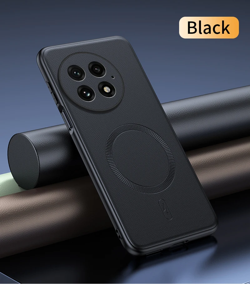 Magnetic Leather Shield Phone Case - High Quality Anti-Fingerprint Non-Slip Design