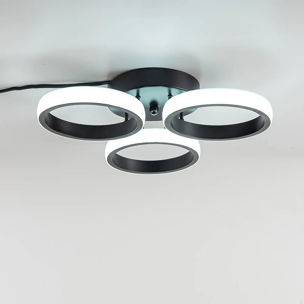 

Светодиодный настенный светильник с поверхностным креплением, 220 В, 25 Вт, 110 В, круглая настенная лампа для светильник