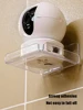 Small Security Camera Wall Mounting Bracket Punch Free Acrylic Storage Rack Versatile Waterproof for Speakers Plants Books Toys 4