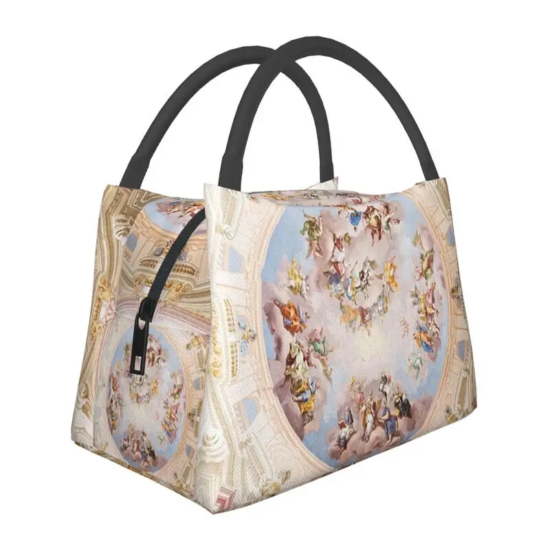 

Custom Renaissance Ceiling Painting Gods Angels Fresco Lunch Bag Men Women Thermal Cooler Insulated Lunch Box