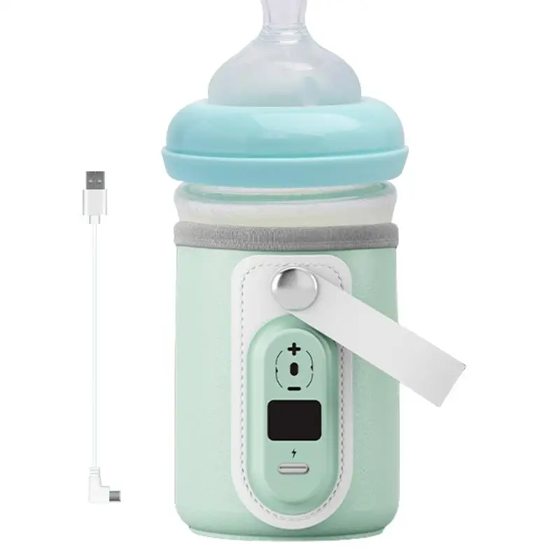 

Беспроводной подогреватель бутылочек для детей, регулируемый подогреватель для молока, USB-зарядка, инструмент для подогрева детских бутылочек, для кемпинга и автомобиля