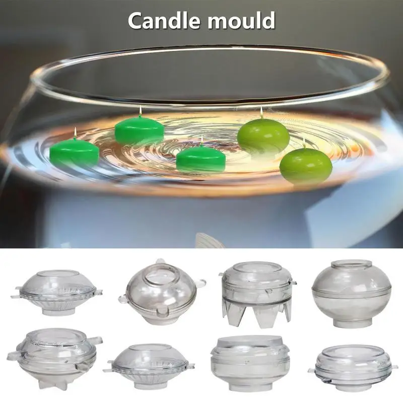 Floating Candle Mould for Candle Making | 3D DIY Candle Mold for Making Candle Decorations for Holiday Party