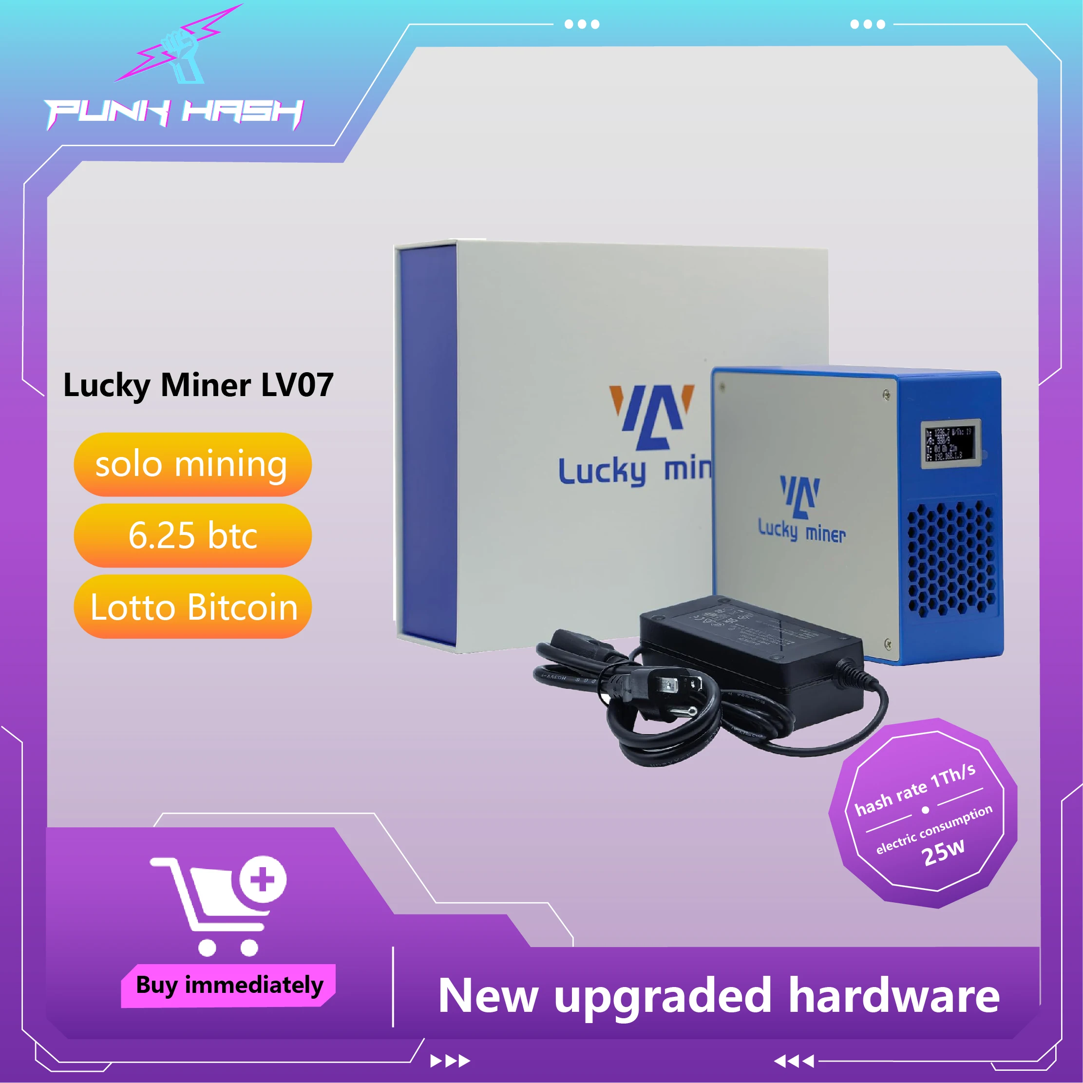 2024年ホットセール LuckyMiner Lv07 V7 クリプトマイナー マイニングマシン ビットコインマイナー クリプトマシン Bitaxe  Lv07 - AliExpress