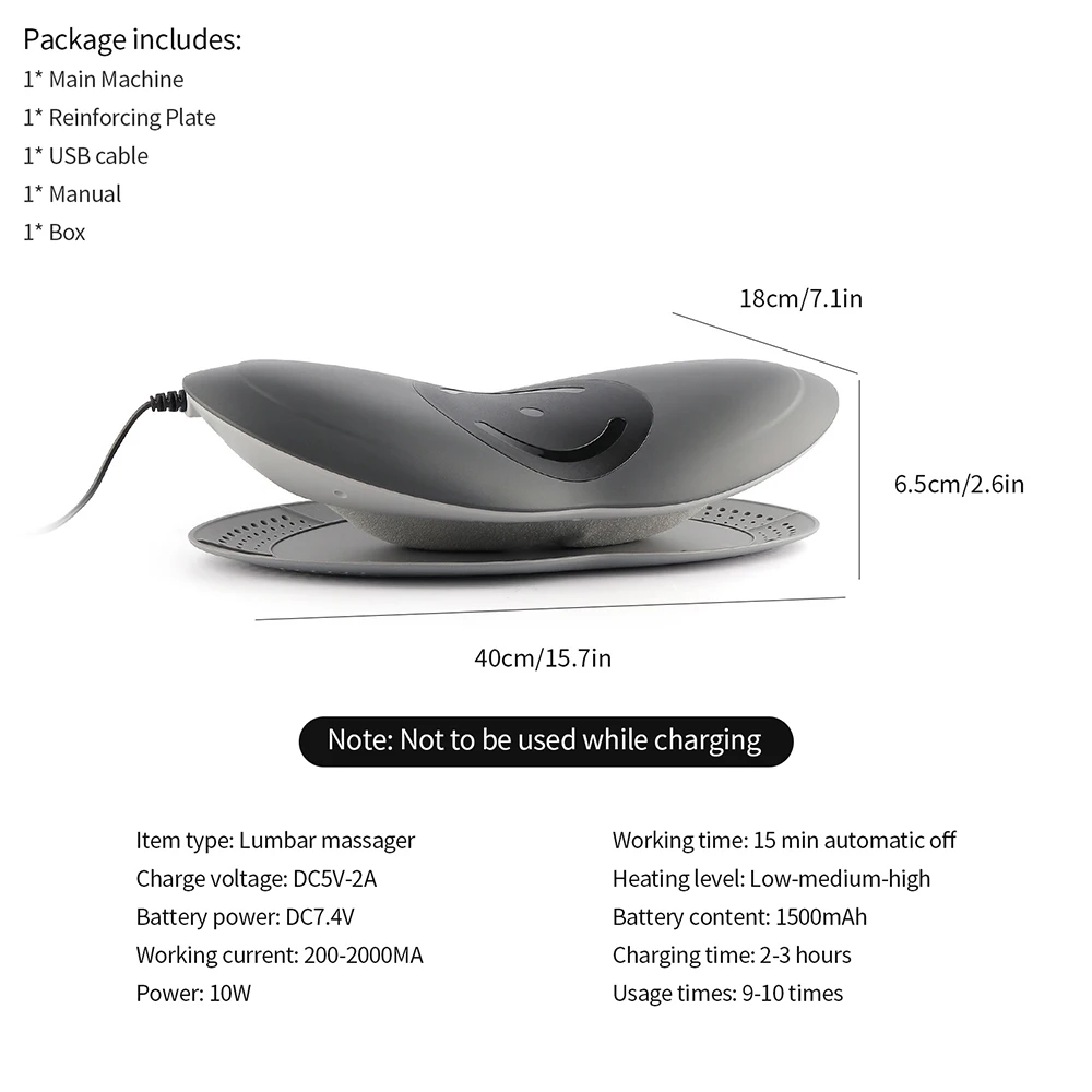 Elektrische Lendenwirbelsäule Traktion Vibration Massager Airbag Wirbelsäule Unterstützung Zurück Massage hine Taille maseador_voghion.com