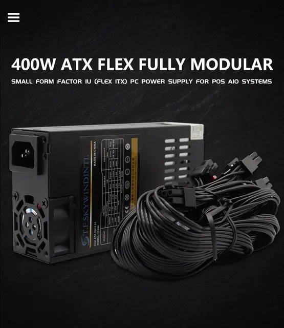 Flex 700W alimentatore modulare piccolo Computer 1U PSU 350w 400w 450w 500w  550w 600w Flex-ATX per ITX Compact Mini PC POS AIO - AliExpress