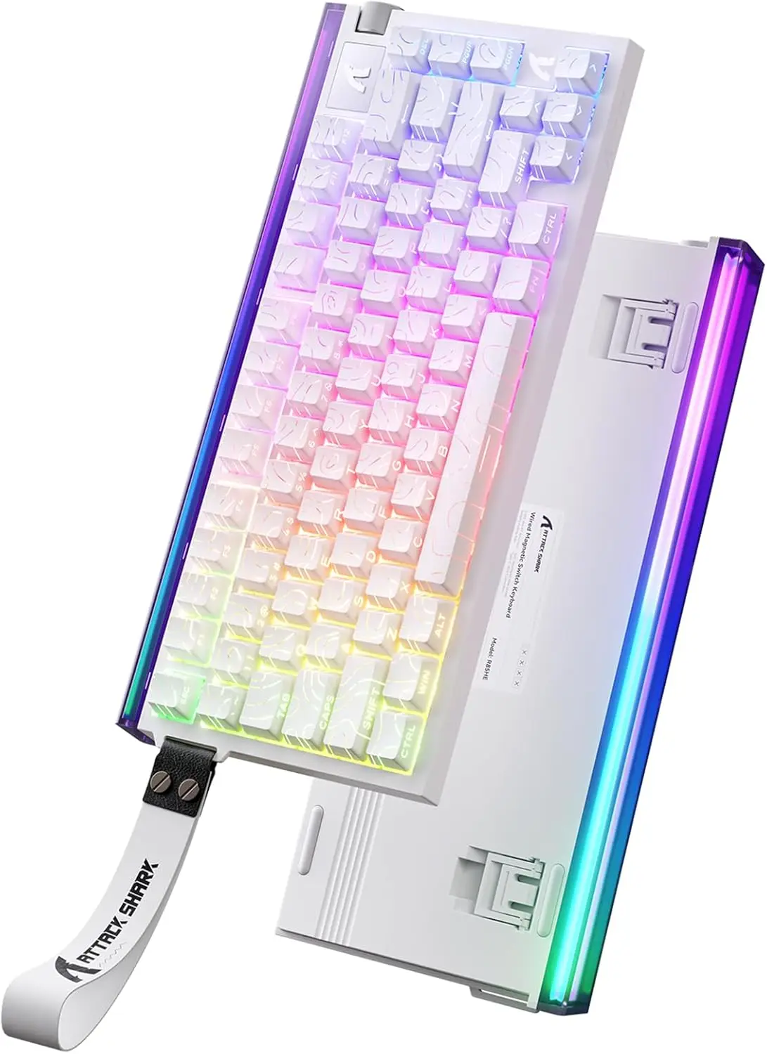 ATTACK SHARK R85 HE 유선 레이피드 트리거 기계식 RGB 게이밍..