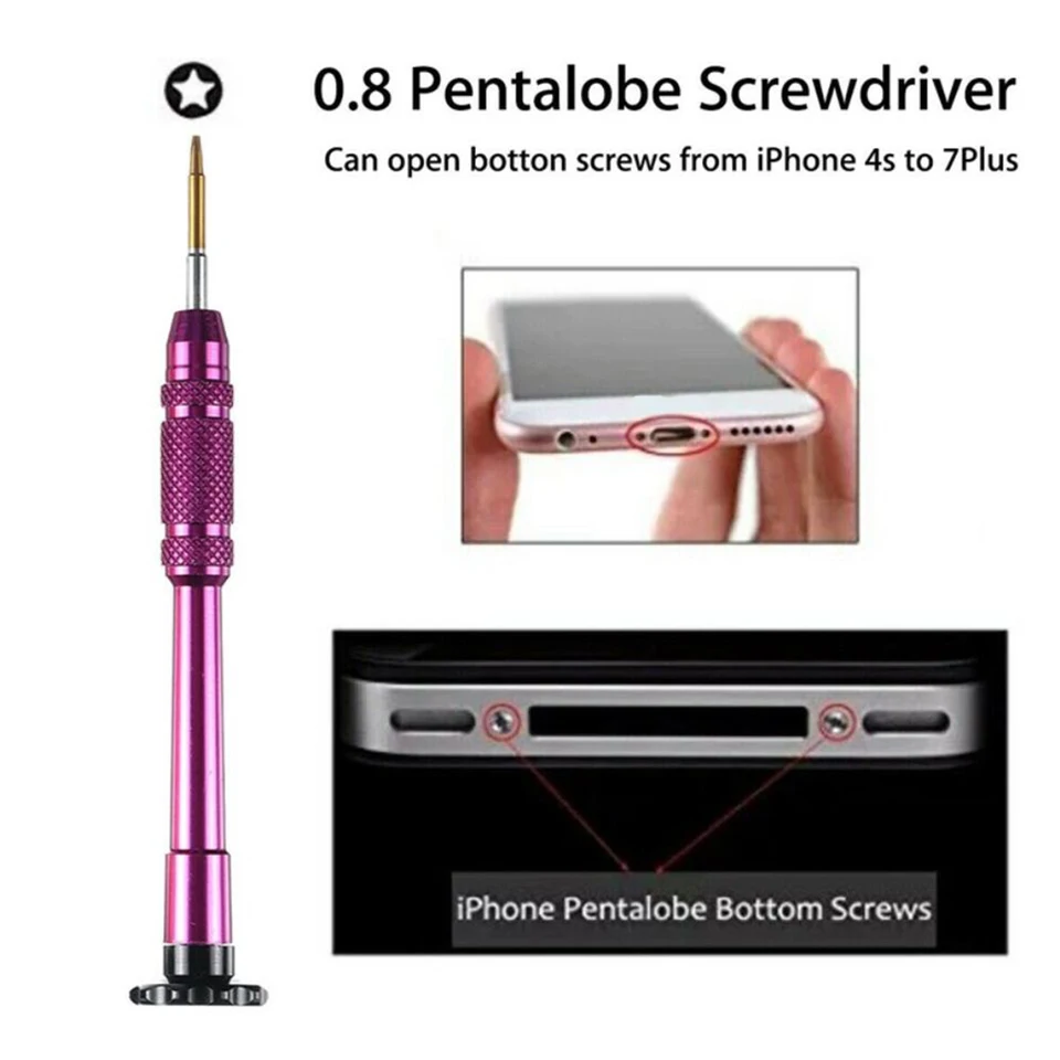 Cacciavite Di Riparazione JIAFA 612 Tri-point Y 0.6 Per IPhone 7/7P/8 - Foto 11