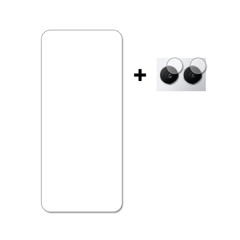 Premium Tempered Glass Screen & Camera Lens Protector - Crystal Clear Shield