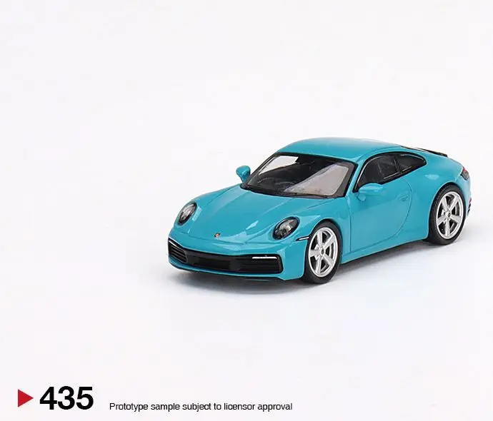 

Мини-модель Carrera S Майами Blue MGT00435 1/64 911 (992) Коллекция литых моделей автомобилей ограниченный выпуск хобби