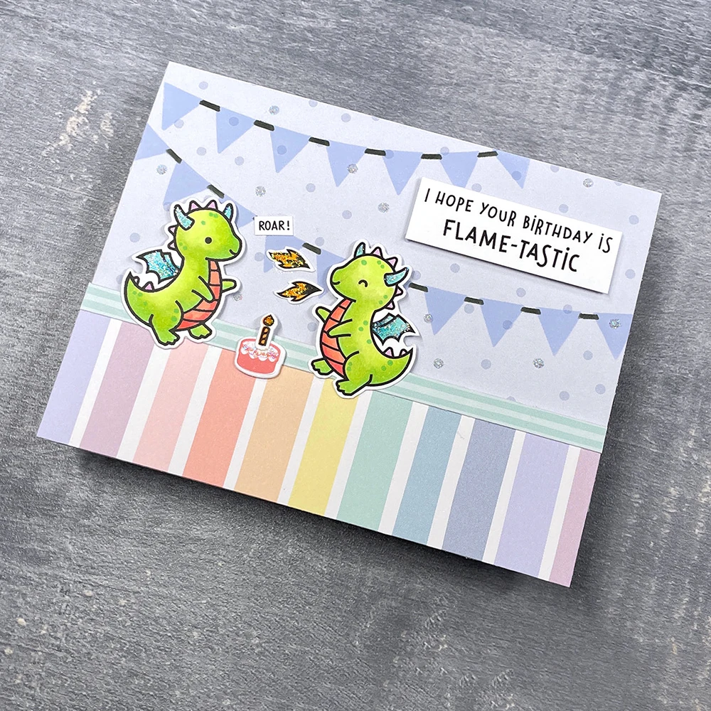 All The Speech Bubbles Clear Stamps and Cutting Dies Cute Animals Kangaroo Silicone Stamp For DIY Scrapbooking Decoration Paper