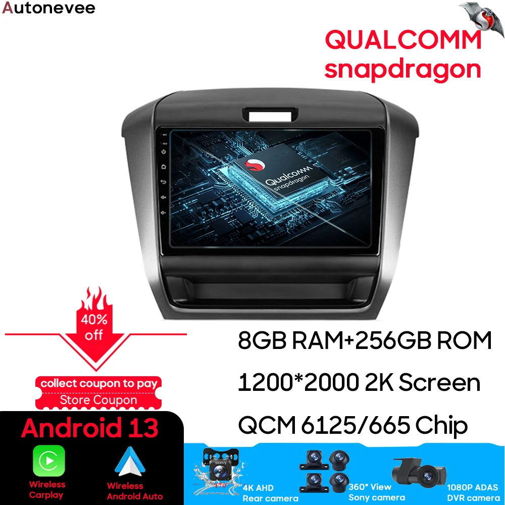 

Qualcomm Snapdragon Android 13 For Honda Freed 2 2016 - 2020 RHD Car Radio Multimedia Video Player GPS Navigation Carplay DSP
